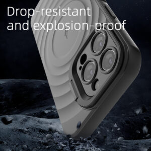 2 MagSafe® Compatible Wave Grey Case for iPhone Series