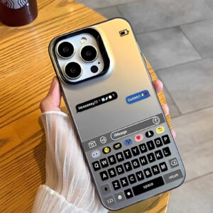 2441 Emoji iMessage Design, Shockproof Clear Cover for iPhone