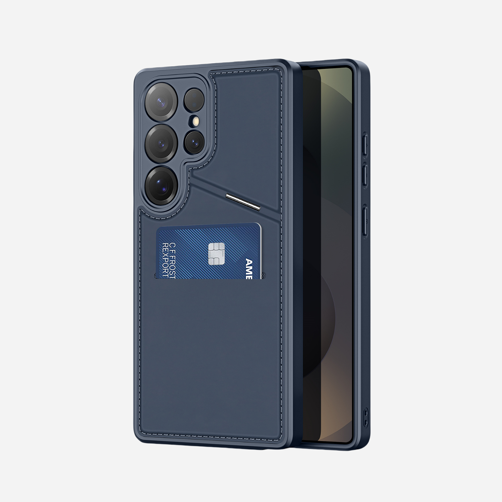 MagSafe® Compatible Cosmic Blue – 3-in-1 Wallet & Stand Case for Samsung Galaxy