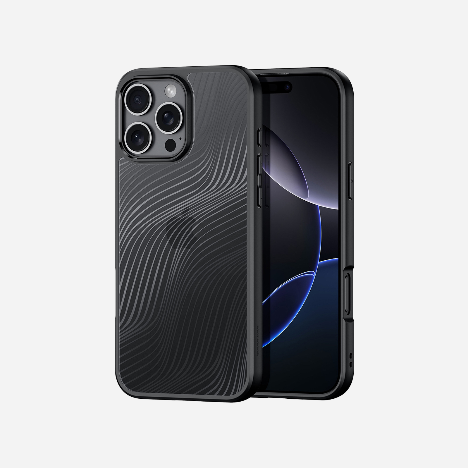 Carbon Tide – WaveTextured Shockproof Case for iPhone 16 Pro Max