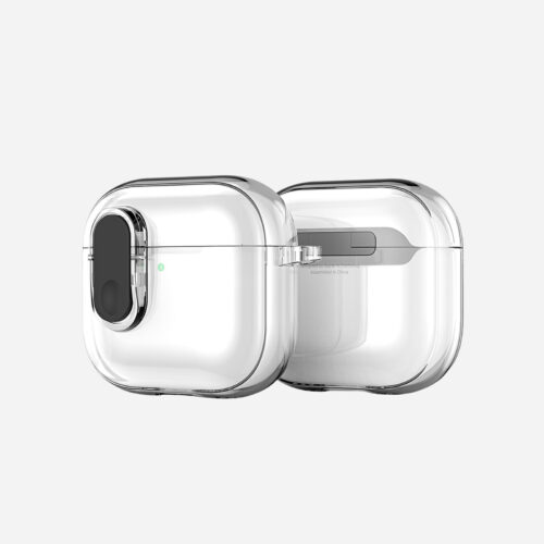 744p1151 AirPods Case with Keychain -ClearBlack