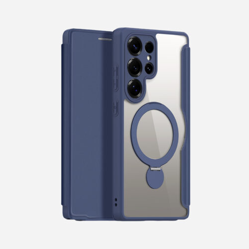 77ee33554g42472242475 MagSafe® Compatible Abyss Blue 3-in-1 Wallet Case for Samsung Galaxy