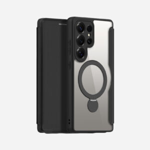 77ee33554g424742475 MagSafe® Compatible Phantom Black 3-in-1 Wallet Case for Samsung Galaxy