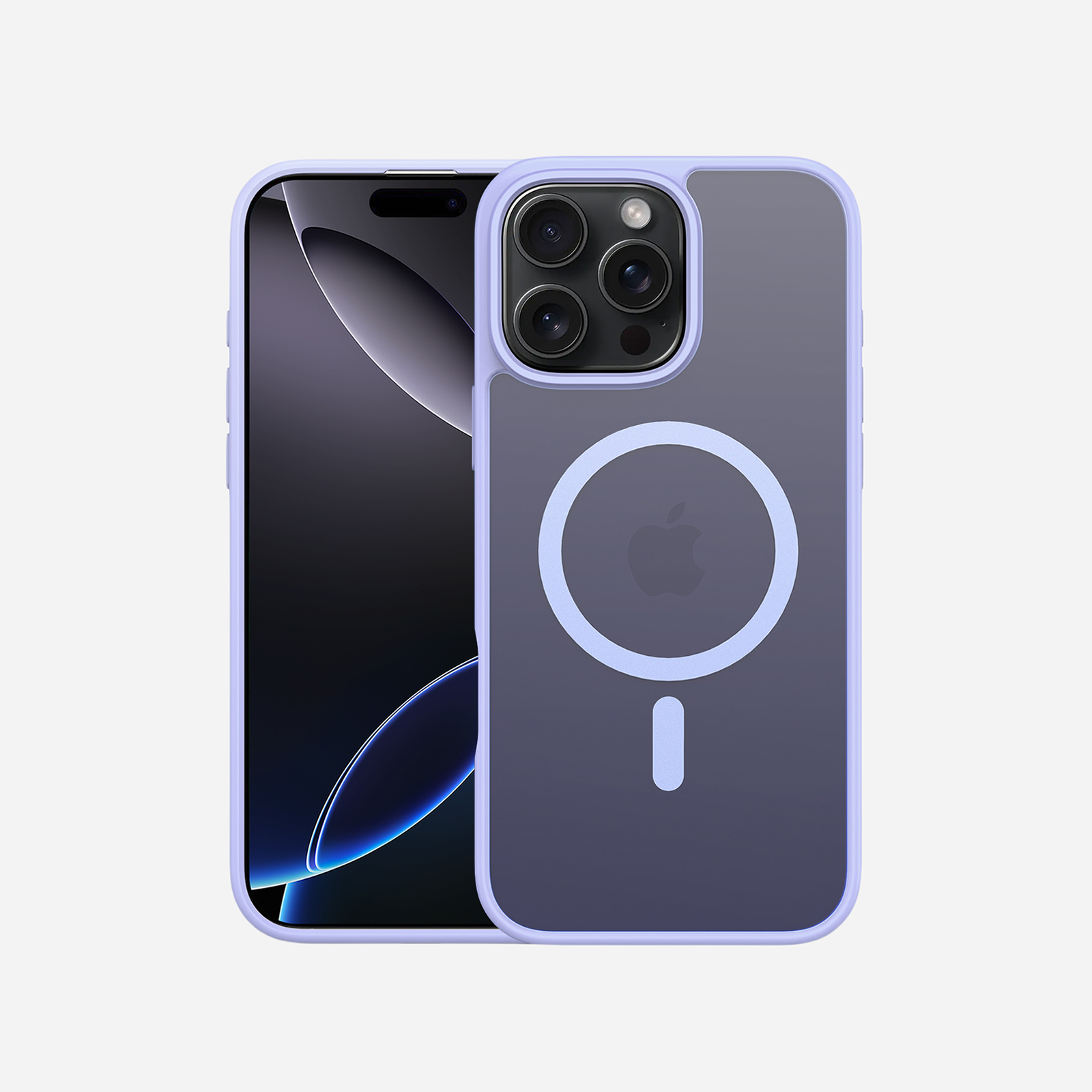 MagSafe® Compatible Lilac Eclipse Case for iPhone Series — No Stand, All Protection