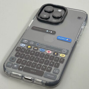 8781 Emoji iMessage Design, Shockproof Clear Cover for iPhone