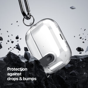 Amazon-1600-Worded_03 AirPods Case with Keychain -Clear