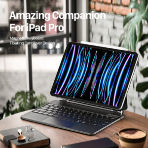 Amazon-1600-Worded_05 Magnetic Wireless Backlit Keyboard Case for iPad(Balck)