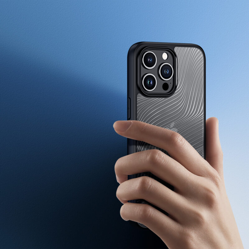 Carbon Tide - WaveTextured Shockproof Case for iPhone 16 Pro Max