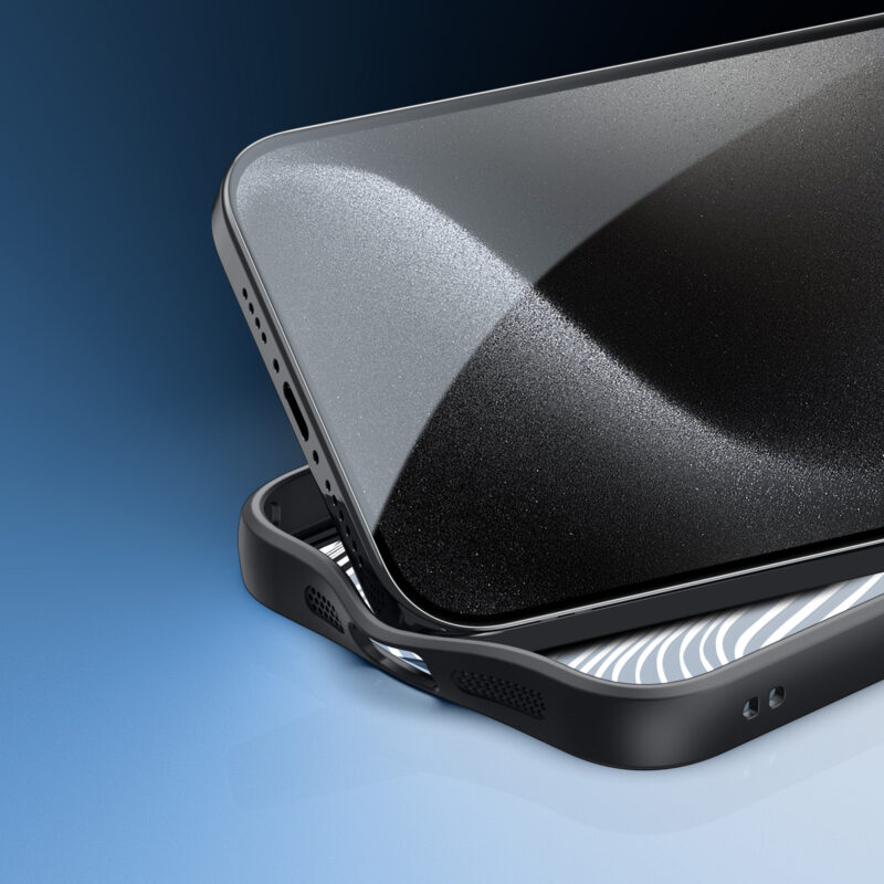 Carbon Tide - WaveTextured Shockproof Case for iPhone 16 Pro Max