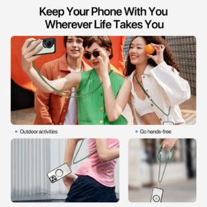 Cross-body Phone Lanyard-Army Green