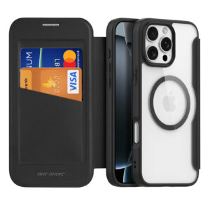 Black-Worded_02 MagSafe® Compatible Eclipse Black Ultimate 3-in-1 No Ring Stand Case for iPhone Series