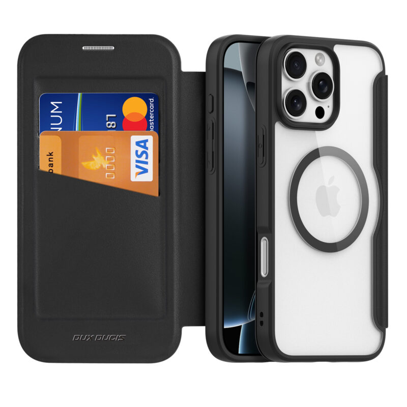 Black-Worded_02 MagSafe® Compatible Eclipse Black Ultimate 3-in-1 No Ring Stand Case for iPhone Series