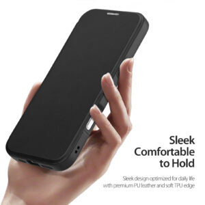 Black-Worded_07 MagSafe® Compatible Eclipse Black Premium 3-in-1 Wallet Case for iPhone 17 Pro Max