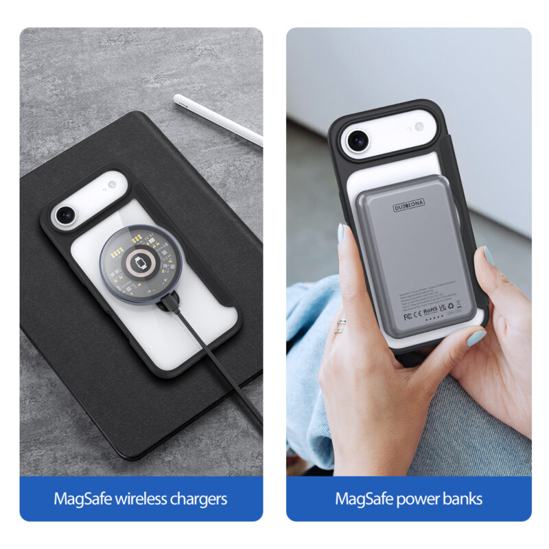 Black-Worded_07 MagSafe® Compatible Eclipse Black Ultimate 3-in-1 Case for iPhone 17 Air