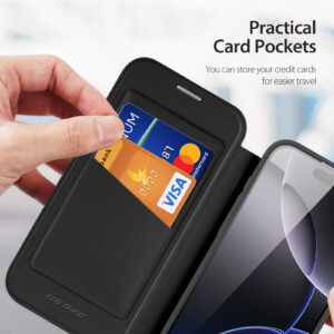 Black-Worded_09 MagSafe® Compatible Eclipse Black Premium 3-in-1 Wallet Case for iPhone 17 Pro Max