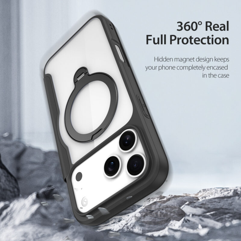 Black-Worded_14 MagSafe® Compatible Eclipse Black Ultimate 3-in-1 Case for iPhone 17 Pro Max