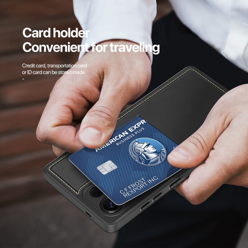 Black_09 MagSafe® Compatible Midnight Black - 3-in-1 Wallet & Stand Case for Samsung Galaxy