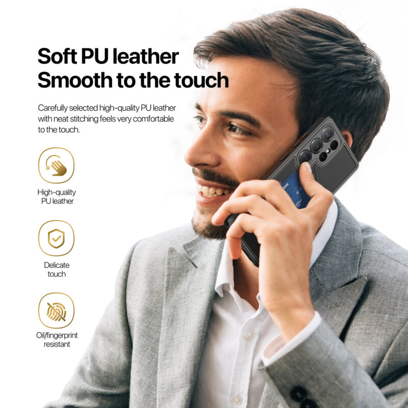 Black_11 MagSafe® Compatible Midnight Black - 3-in-1 Wallet & Stand Case for Samsung Galaxy