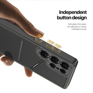 Black_14 MagSafe® Compatible Midnight Black - 3-in-1 Wallet & Stand Case for Samsung Galaxy