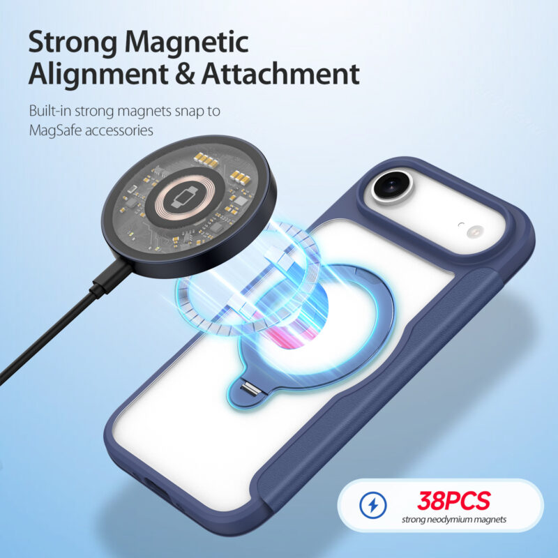 Blue-Worded_06 MagSafe® Compatible Cosmic Blue Ultimate 3-in-1 Case for iPhone 17 Air