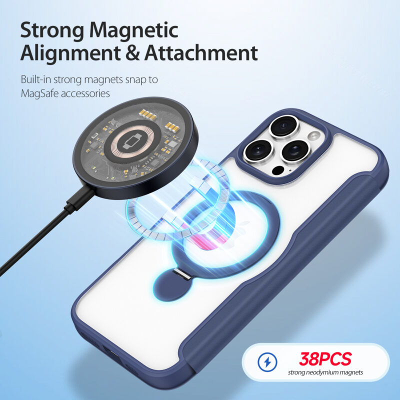 Blue-Worded_06 MagSafe® Compatible Cosmic Blue Ultimate 3-in-1 Case for iPhone Series