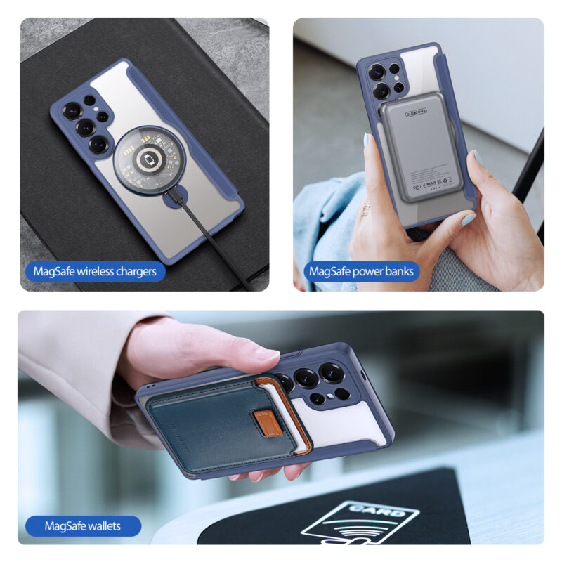 MagSafe® Compatible Abyss Blue 3-in-1 Wallet Case for Samsung Galaxy