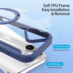 Blue-Worded_13 MagSafe® Compatible Cosmic Blue Ultimate 3-in-1 Case for iPhone 17