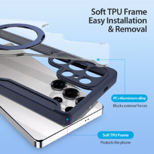 MagSafe® Compatible Abyss Blue 3-in-1 Wallet Case for Samsung Galaxy