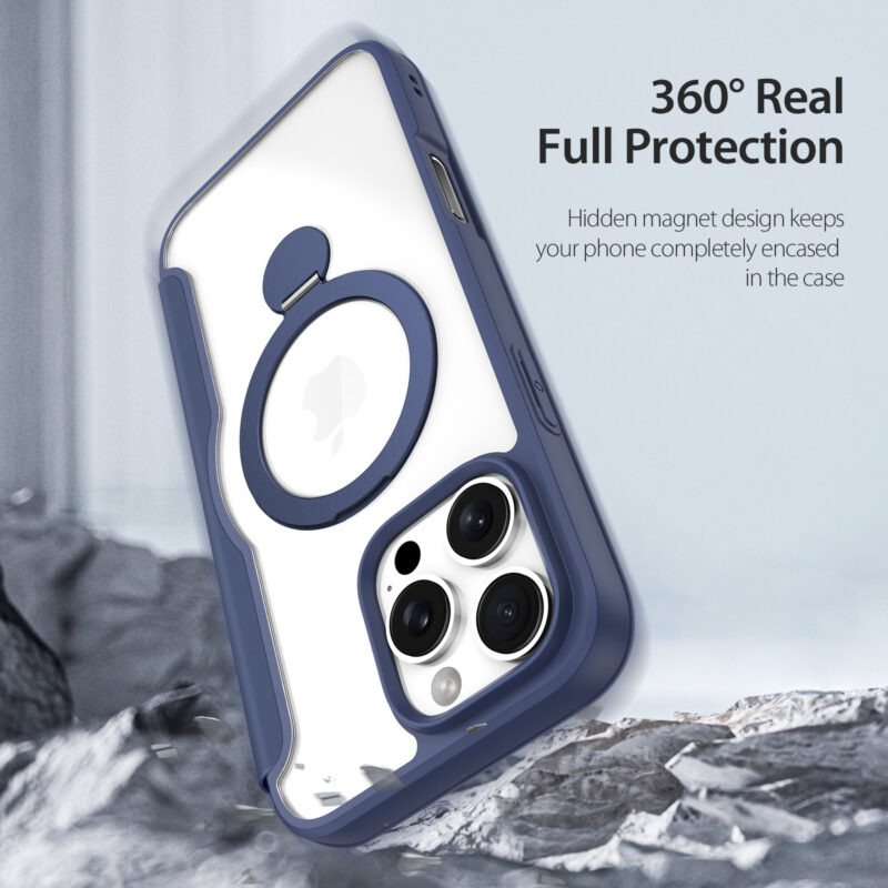 Blue-Worded_14 MagSafe® Compatible Cosmic Blue Ultimate 3-in-1 Case for iPhone Series