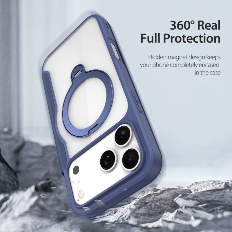 Blue-Worded_14 MagSafe® Compatible Cosmic Blue Ultimate 3-in-1 Case for iPhone 17 Pro Max