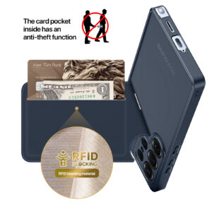 Blue_10 MagSafe® Compatible Cosmic Blue - 3-in-1 Wallet & Stand Case for Samsung Galaxy