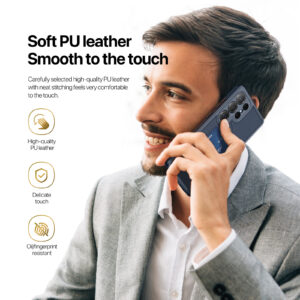 Blue_11 MagSafe® Compatible Cosmic Blue - 3-in-1 Wallet & Stand Case for Samsung Galaxy