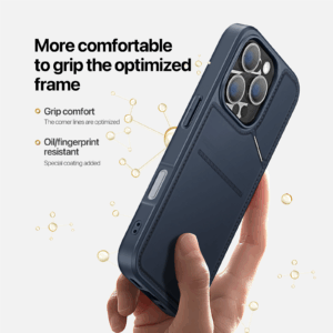 Blue_12 MagSafe® Compatible Sapphire Blue - 3-in-1 Case with Wallet, Stand & RFID Protection for iPhone