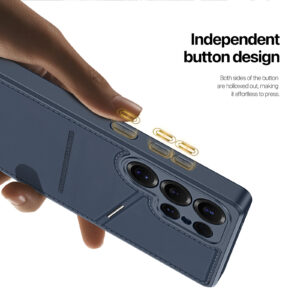 Blue_14 MagSafe® Compatible Cosmic Blue - 3-in-1 Wallet & Stand Case for Samsung Galaxy