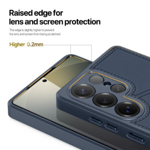 Blue_15 MagSafe® Compatible Cosmic Blue - 3-in-1 Wallet & Stand Case for Samsung Galaxy