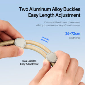 Glaze-Yellow_06 Cross-body Phone Lanyard-Glaze Yellow