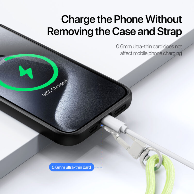 Green-Yellow_12 Cross-body Phone Lanyard-Green Yellow