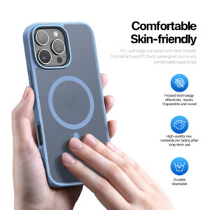 Light-Blue_06 MagSafe® Compatible Frostbyte Blue Case for iPhone Series — No Stand, All Protection