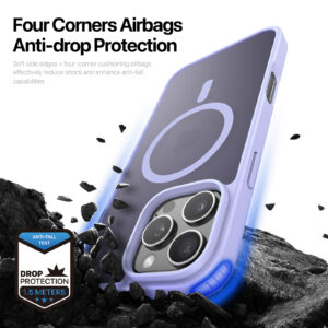 Light-Purple_09 MagSafe® Compatible Lilac Eclipse Case for iPhone Series — No Stand, All Protection