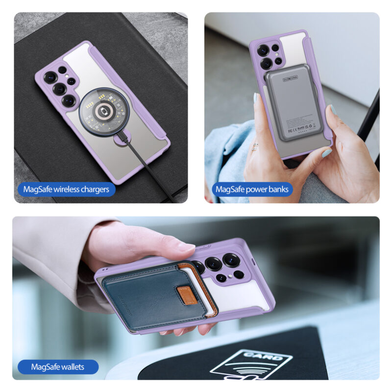 Purple-Pink-Worded_07 MagSafe® Compatible Amethyst Blush 3-in-1 Wallet Case for Samsung Galaxy