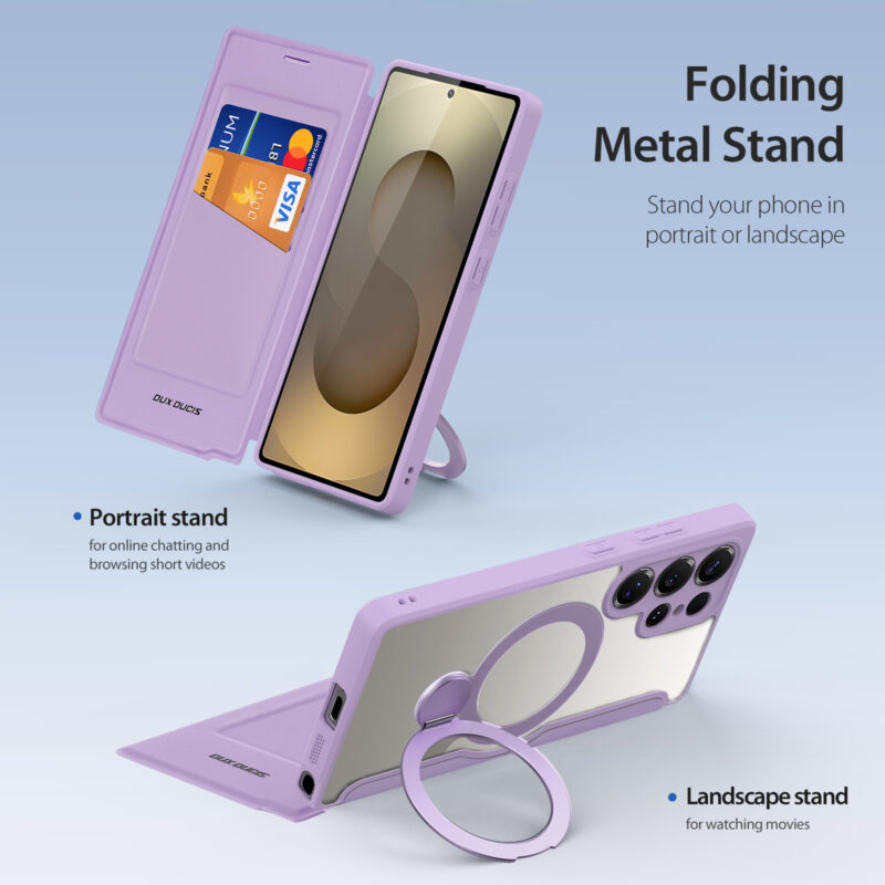 Purple-Pink-Worded_08 MagSafe® Compatible Amethyst Blush 3-in-1 Wallet Case for Samsung Galaxy