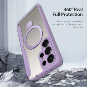 Purple-Pink-Worded_14 MagSafe® Compatible Amethyst Blush 3-in-1 Wallet Case for Samsung Galaxy