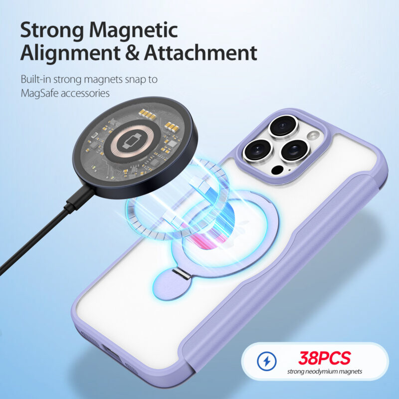 Purple-Worded_06 MagSafe® Compatible Velvet Purple Ultimate 3-in-1 Case for iPhone Series