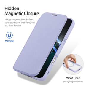 MagSafe® Compatible Velvet Purple Ultimate 3-in-1 No Ring Stand Case  for iPhone Series