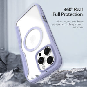 MagSafe® Compatible Velvet Purple Ultimate 3-in-1 No Ring Stand Case  for iPhone Series