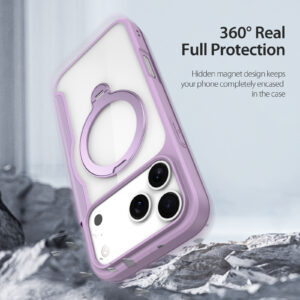 Purple-Worded_14 MagSafe® Compatible Velvet Purple Ultimate 3-in-1 Case for iPhone 17 Pro Max