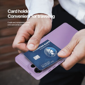 PurplePink_09 MagSafe® Compatible Lilac Rose - 3-in-1 Wallet & Stand Case for Samsung Galaxy