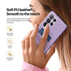 PurplePink_11 MagSafe® Compatible Lilac Rose - 3-in-1 Wallet & Stand Case for Samsung Galaxy