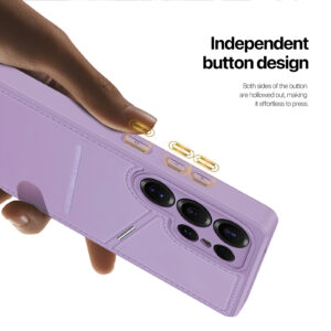 PurplePink_14 MagSafe® Compatible Lilac Rose - 3-in-1 Wallet & Stand Case for Samsung Galaxy