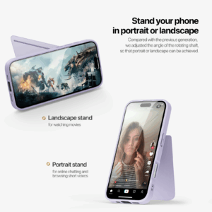 Purple_07 MagSafe® Compatible Royal Purple - 3-in-1 Case with Wallet, Stand & RFID Protection for iPhone